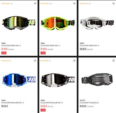Du brauchst noch eine richtig gute Motocross-Brille?