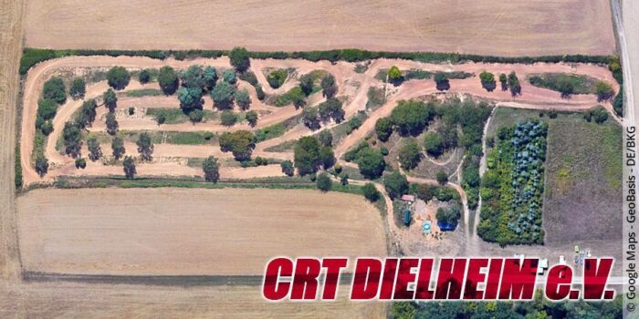 Die Motocross-Strecke des CRT Dielheim e.V. in Baden-Württemberg