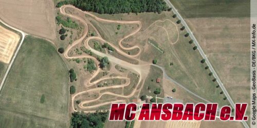 Die Motocross-Strecke des MC Ansbach e.V. in Bayern