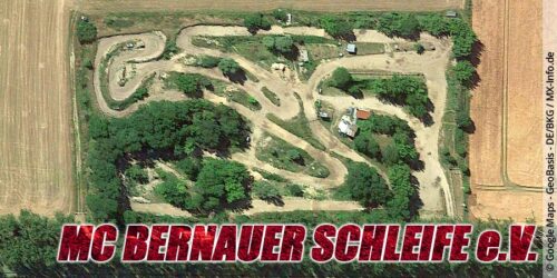 Die Motocross-Strecke des MC Bernauer Schleife e.V. in Brandenburg