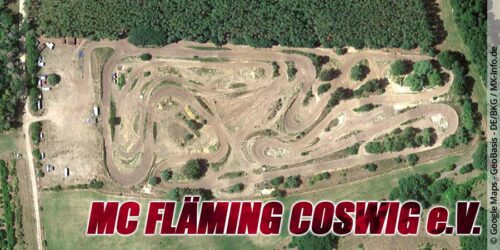 Die Motocross-Strecke des MC Fläming Coswig e.V. in Sachsen-Anhalt