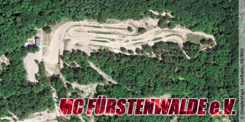 Die Motocross-Strecke des MC Fürstenwalde e.V. in Brandenburg