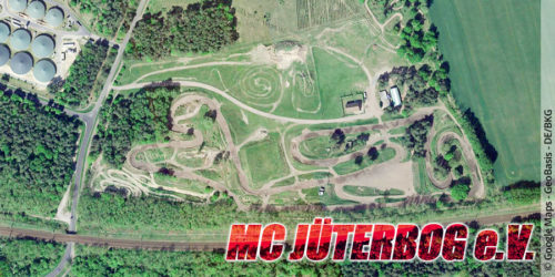 Die Motocross-Strecke des MC Jüterbog e.V. im ADAC in Brandenburg