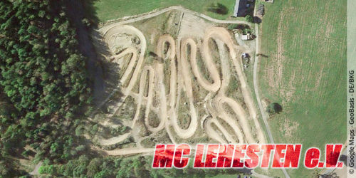 Die Motocross-Strecke des MC Lehesten e.V. in Thüringen