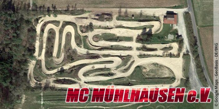 Die Motocross-Strecke des MC Mühlhausen e.V. in Bayern