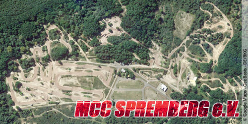 Die Motocross-Strecke des MCC Spremberg e.V. in Brandenburg