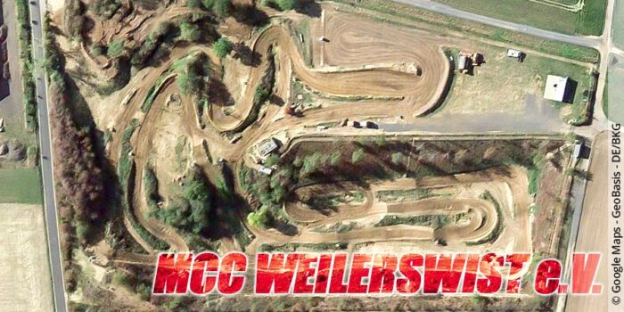 Die Motocross-Strecke des MCC Weilerswist e.V. in Nordrhein-Westfalen