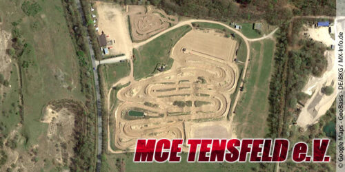 Die Motocross-Strecke des MCE Tensfeld e.V. in Schleswig-Holstein