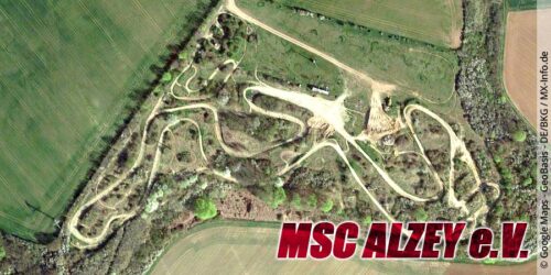 Die Motocross-Strecke des MSC Alzey e.V. in Rheinland-Pfalz