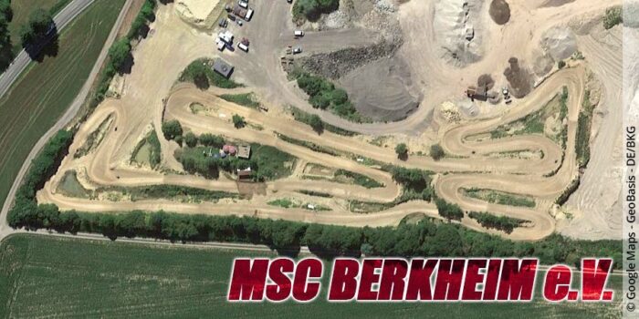 Die Motocross-Strecke des MSC Berkheim e.V. in Baden-Württemberg