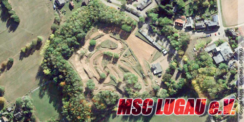Die Motocross-Strecke des MSC Lugau e.V. in Sachsen