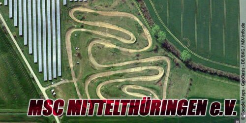 Die Motocross-Strecke des MSC Mittelthüringen e.V. Arena – Bilzingsleben in Thüringen
