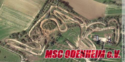 Die Motocross-Strecke des MSC Odenheim e.V. in Baden-Württemberg