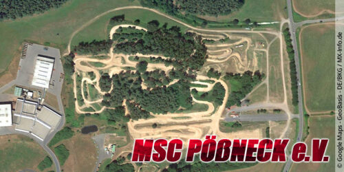 Die Motocross-Strecke des MSC Pößneck e.V. in Thüringen