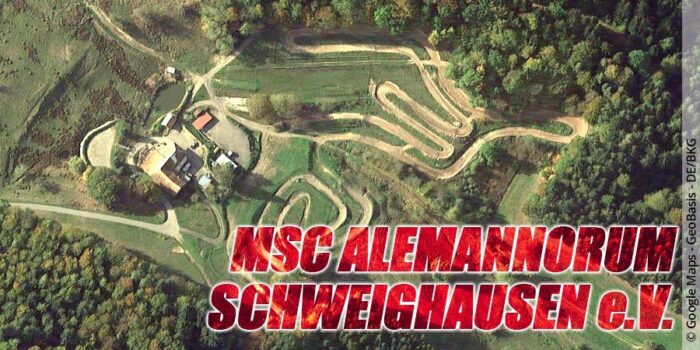 Die Motocross-Strecke des MSC Alemannorum Schweighausen e.V. in Baden-Württemberg
