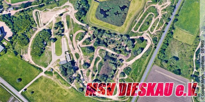 Die Motocross-Strecke des MSV Dieskau e.V. in Sachsen-Anhalt